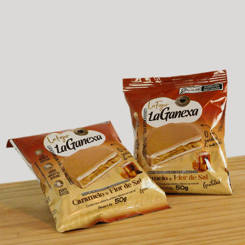 Alfajor de Caramelo e Flor de Sal 50g