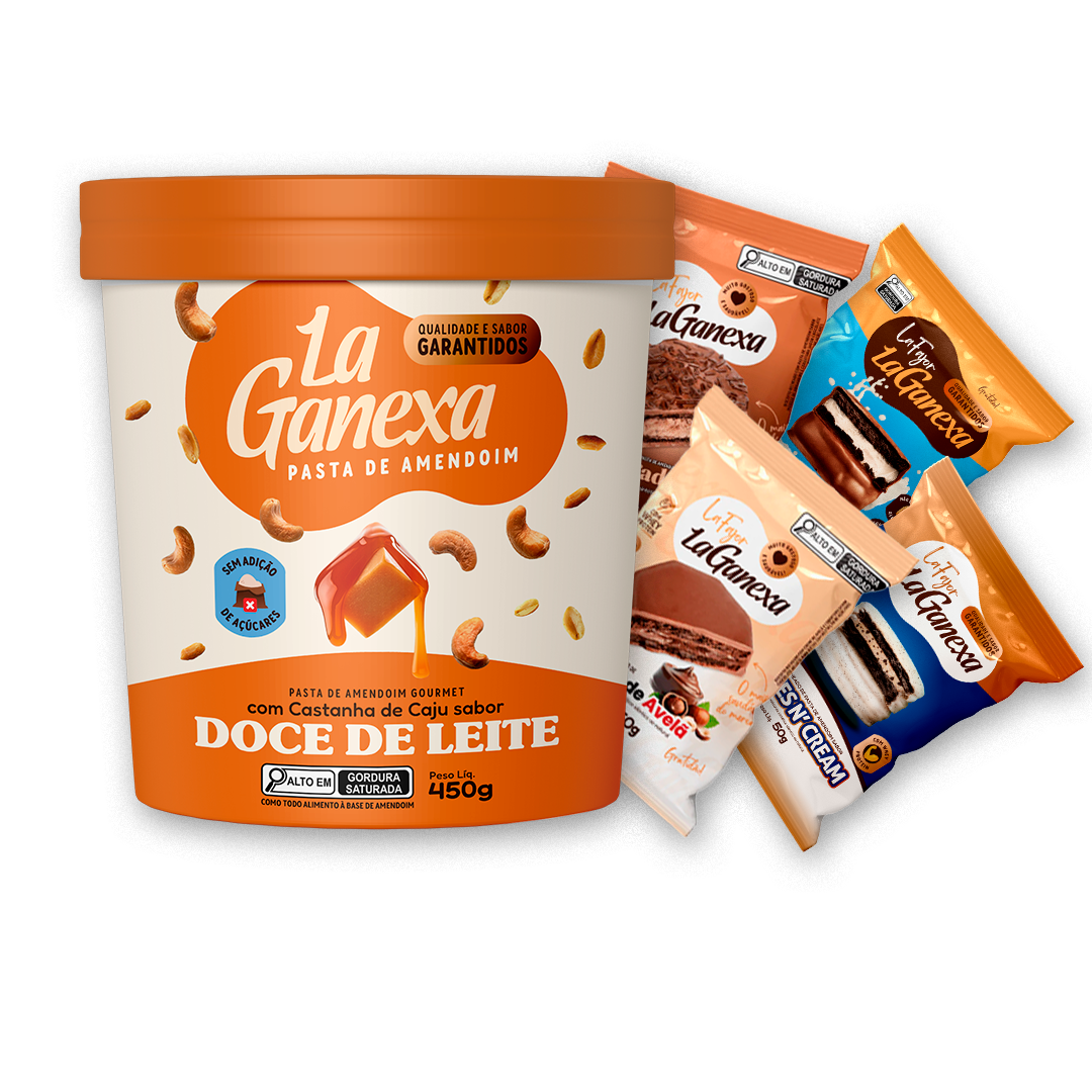 Combo Doce de Leite com Castanha de Caju