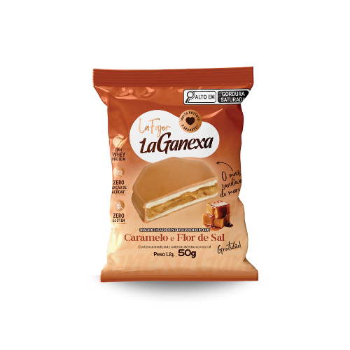 Alfajor de Caramelo e Flor de Sal 50g