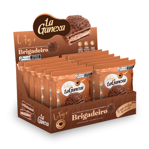 Display de Brigadeiro com Whey Protein - 12 un