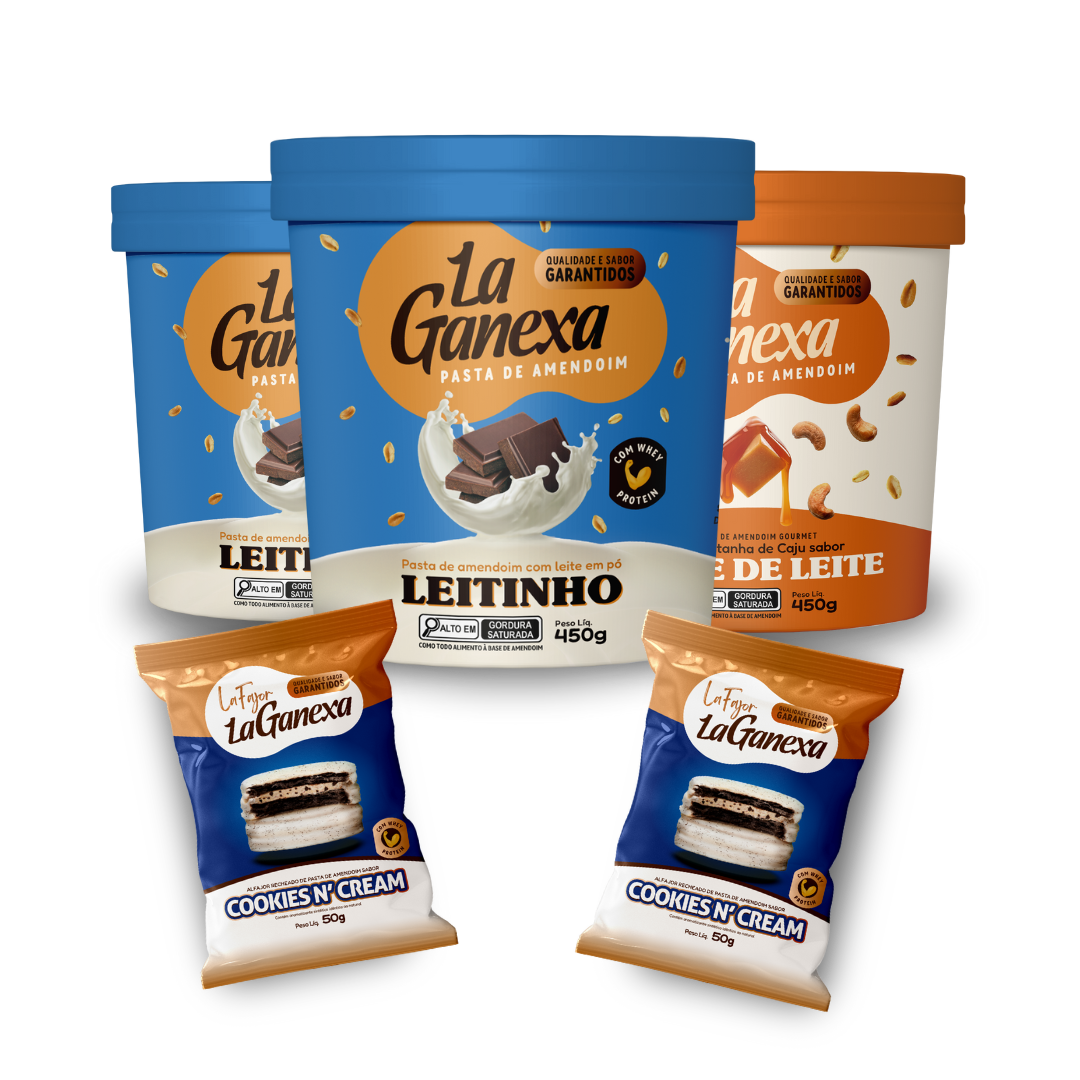 Combo Leitinho + Doce de Leite + 2 Alfajores de Cookies