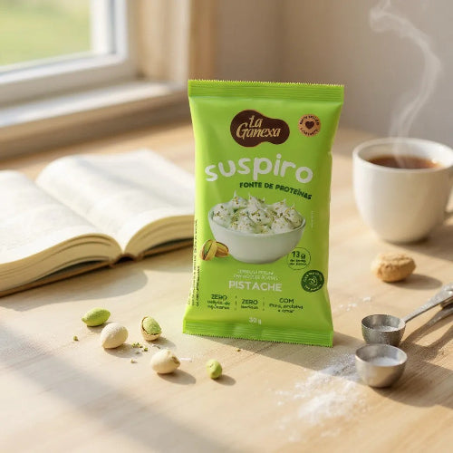 Kit 10 Suspiros sabor Pistache 30g