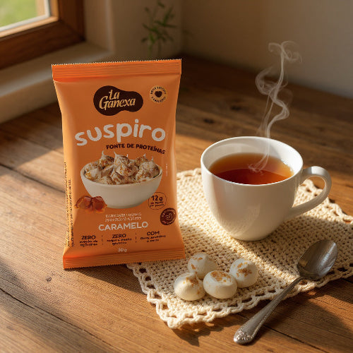 Kit 10 Suspiros sabor Caramelo 30g