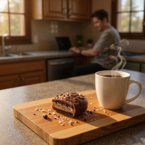Kit 3 Alfajores sabor Brigadeiro