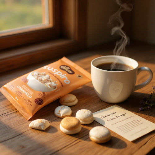 Kit 3 Suspiros sabor Caramelo e Flor de Sal