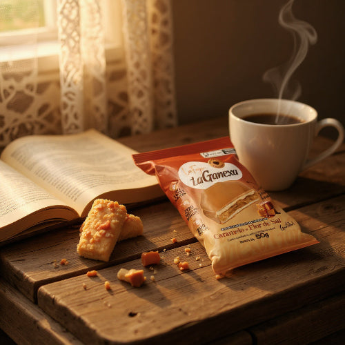 Alfajor de Caramelo e Flor de Sal 50g