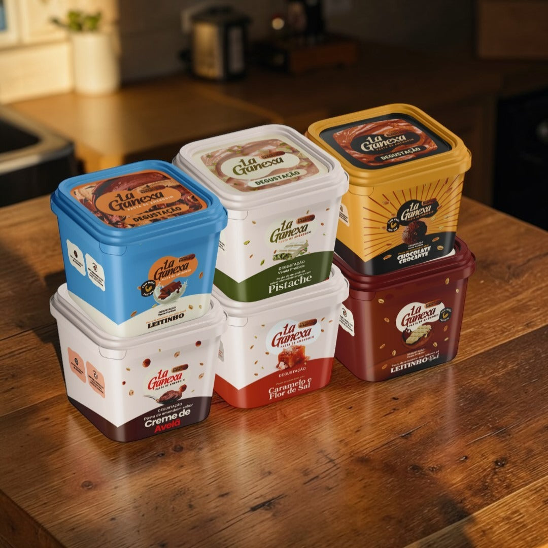 Kit Degustação Pasta de Amendoim - 6 Sabores