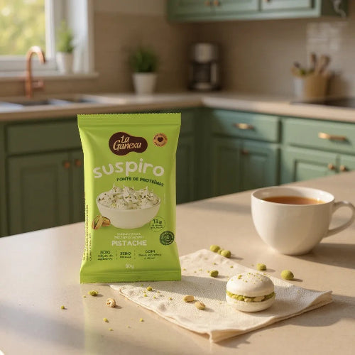 Kit 10 Suspiros sabor Pistache 30g