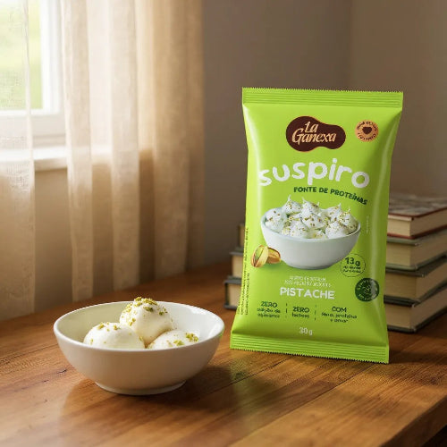 Kit 10 Suspiros sabor Pistache 30g